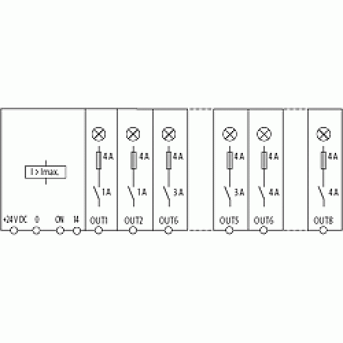9000-41068-0100304 MICO Basic 2.1/3.2/3.4 electronic circuit protection, 8 CHANNELS