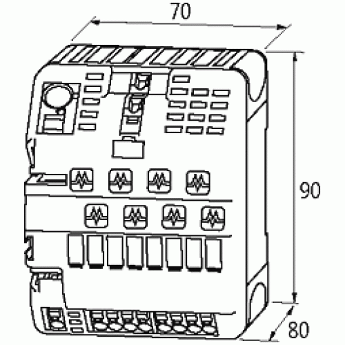 9000-41068-0100304 MICO Basic 2.1/3.2/3.4 electronic circuit protection, 8 CHANNELS