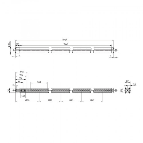SB4-30IE090C1 Safety Light Array Body Protection