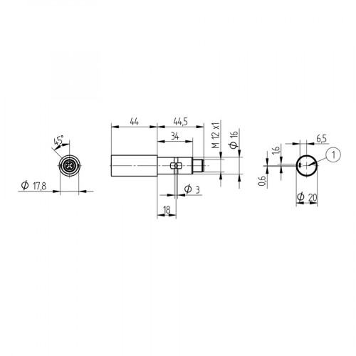 OKI403C0203 Retro-Reflex Sensor for Transparent Objects