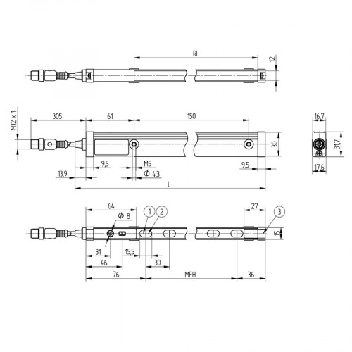 OLEB122C0102 Light Curtain Pick-to-Light