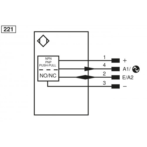 P1PH702 Reflex Sensor with Background Suppression