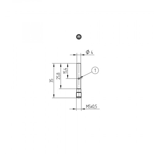 IJ008BE35VB1 Inductive Sensor with Standard Switching Distances