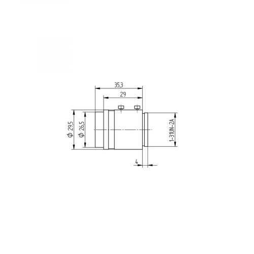 LAC35-16-K02 Lens for weQube with C mount