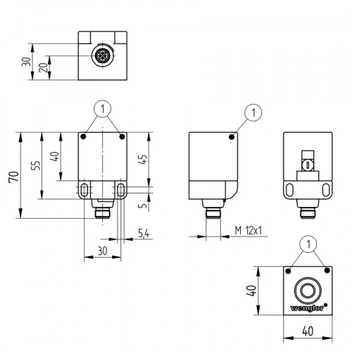 ISQ250NK01A3 Inductive Sensor with Selective Performance