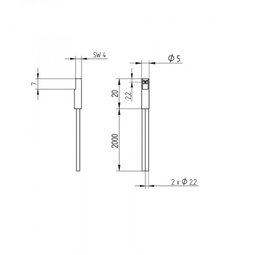 K25 Plastic Fiber-Optic Cable Reflex Mode