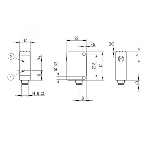 P1KY001 Laser Distance Sensor Long-Range