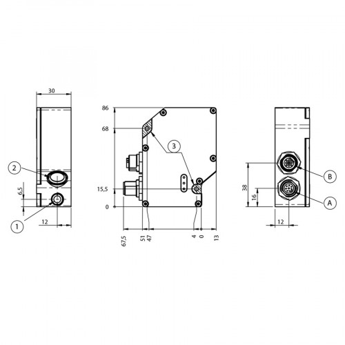 PNBC001 Laser Distance Sensor High-Precision