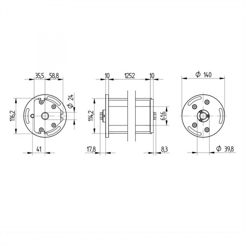 Z2SS001 Protection Column with Protective Screen