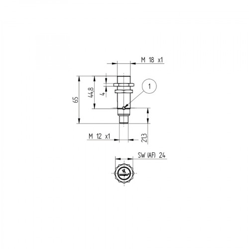 I18A001 Inductive Sensor Welding Field Resistant with Correction Factor 1