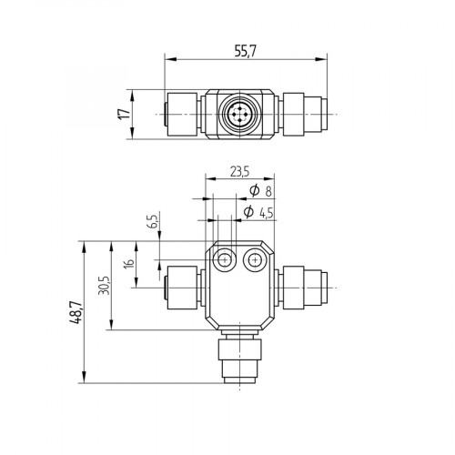 OPT70P T-Plug for Signal Extraction