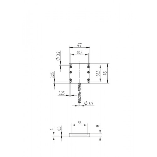 113-232-102 Glass Fiber-Optic Cable Through-Beam Mode