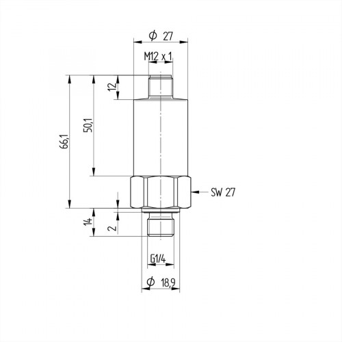 FX9P003 Pressure Sensor with IO-Link