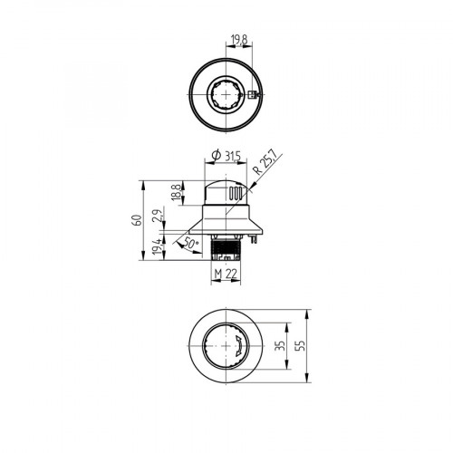 SEAL01 Emergency Stop Switch Actuator