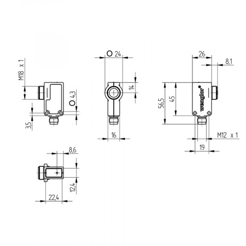 OSRS946 Through-Beam Sensor for PET Selection