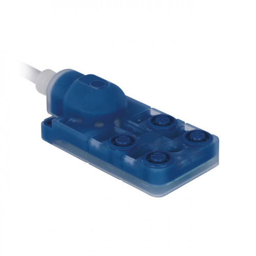 ZAA02R501 Connection Box for M12 × 1; 4-pin; 4 Ports