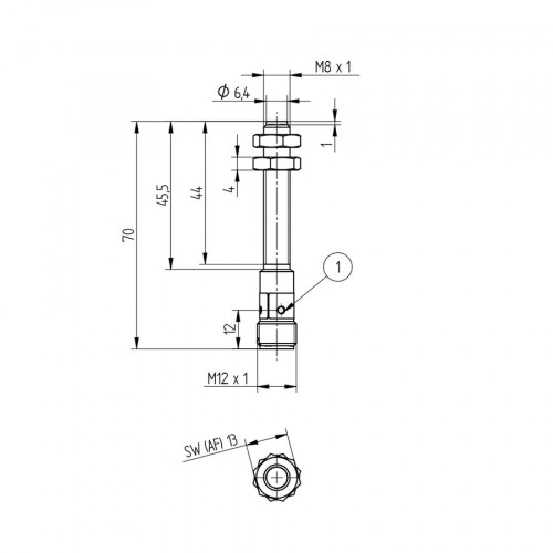 I08H060 Inductive Sensor with Increased Switching Distance