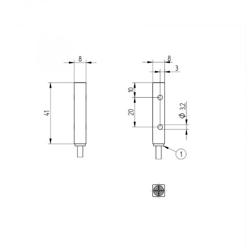 I1BH014 Inductive Sensor with Increased Switching Distance