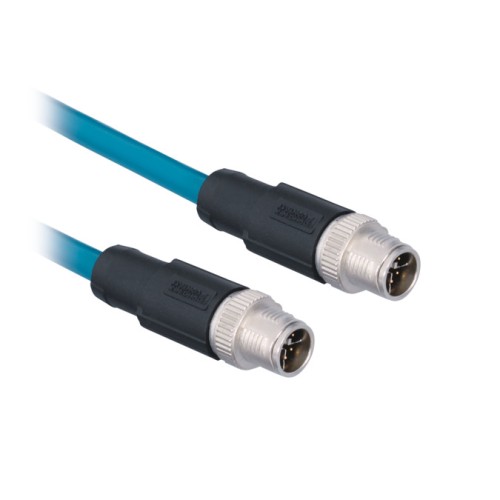 ZC1V004 Connection Cable M12 × 1; 8-pin, X-coding