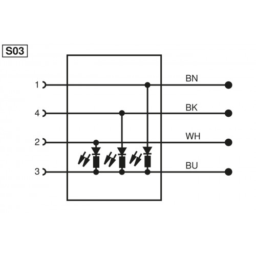 ZAS02R502 Connection Line M12 × 1; 4-pin
