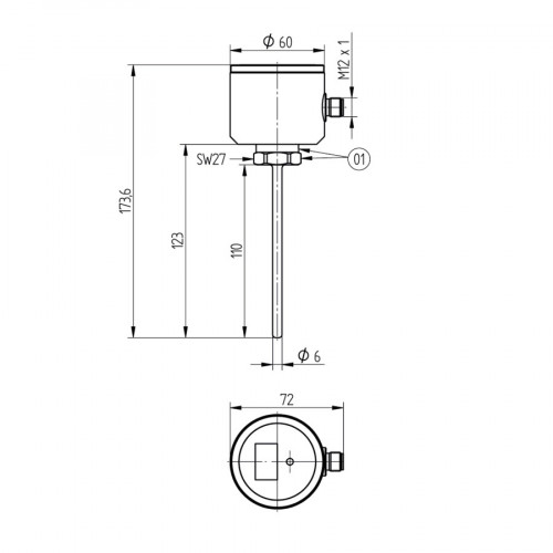 FFXT044 Temperature Sensor
