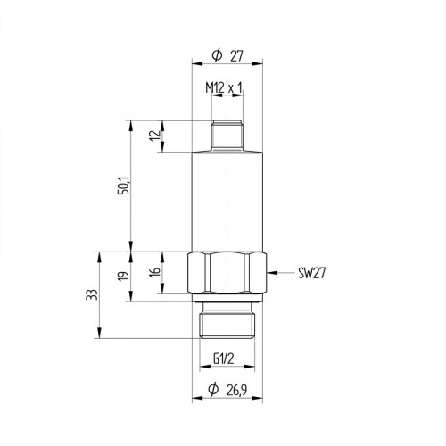 FX9P002 Pressure Sensor with IO-Link