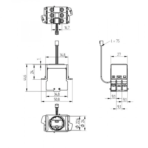 SC20J01S Emergency Stop Switch Contact Block