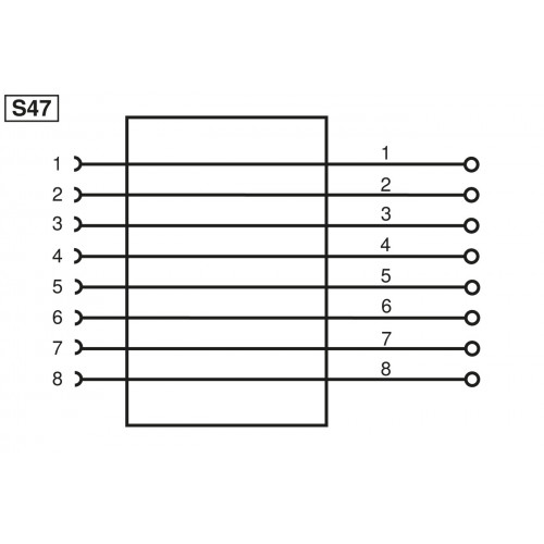 BG80-ME Connection Socket M12 × 1; 8-pin