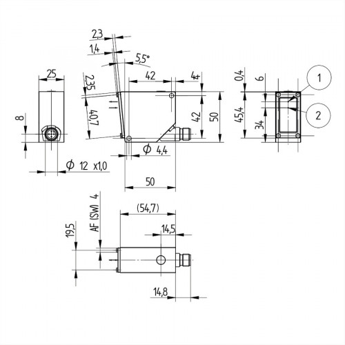 P2PY106 Laser Distance Sensor Long-Range